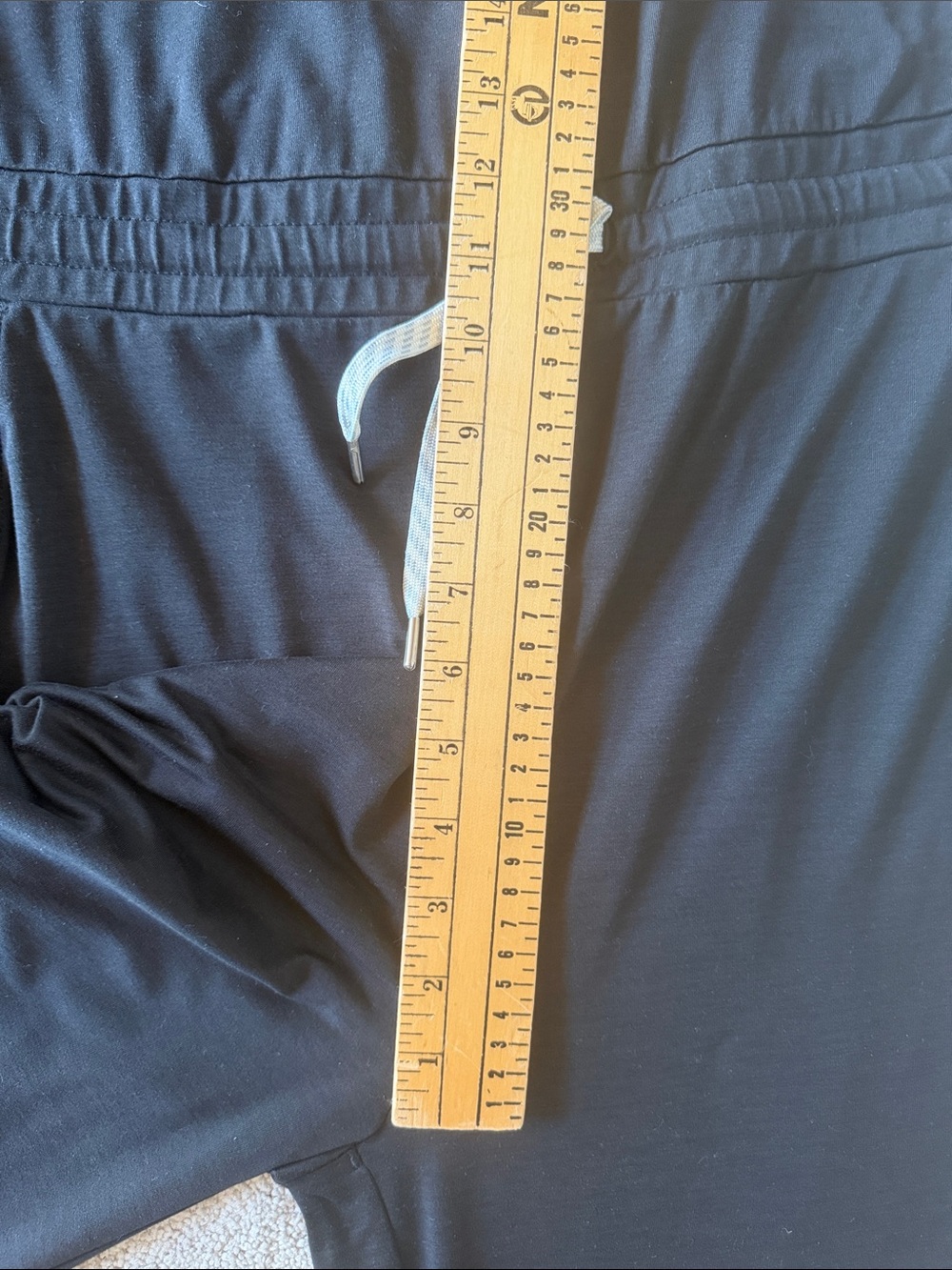 Vuori Falls Jumpsuit Henley Tank in Heathered Black Size Medium - Picture 9 of 10